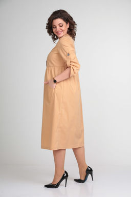 Платье Michel Chic 2120 бежевый  фото 3
