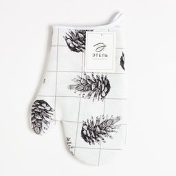 Варежка-прихватка Этель Merry Christmas 20х27см,100% хлопок, ватин 250г/м2  фото 4