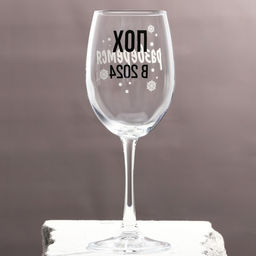 Бокал для вина Разберемся в 2024 360 мл - Дорого внимание фото 2