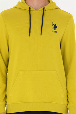 U. S. Polo Assn Мужская базовая толстовка с капюшоном фисташкового цвета - U.s. polo assn фото 6