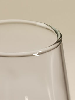 Бокал для вина SL-Home «Ёлочный», 370 мл, 8.5×20.8 см, стекло, прозрачный, розовый