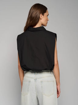 Блузка-топ женская 12521-33085 black - Eleganzza фото 3