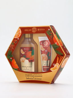 Подарочный набор новогодний Заветное желание, гель для душа 300 мл и лосьон для тела 85 мл, URAL LAB
