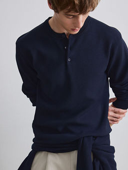 Bisiklet Yaka Erkek Triko Kazak