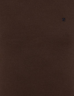 Kahverengi Slim Fit Bisiklet Yaka Basic Triko Kazak - Pierre cardin фото 6