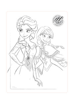 CONTE Колготки с рисунками Disney Frozen 20 и вкладышем-раскраской bianco - Conte elegant фото 9