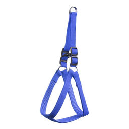 Шлейка Комфорт комбинированная, 2 см, ОШ 40-58 см, ОГ 46-60 см, синяя