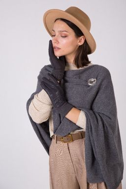 Перчатки из экокожи и экозамши