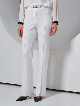 Брюки клёш с застроченными стрелками - Marchello marchellini фото 12