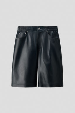 Bermudas de piel Regular Fit