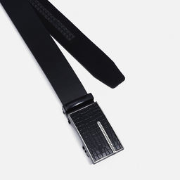 Ремень мужской, ширина 4 см, автомат, пряжка металл, цвет чёрный - Simaland фото 2