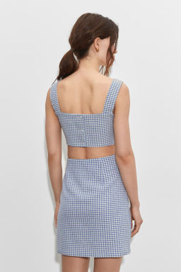 Топ укороченный из твида - Mollis фото 5