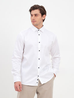 Сорочка мужская длинный рукав GREG 100/237/3343/ZN/1p STRETCH  фото 6