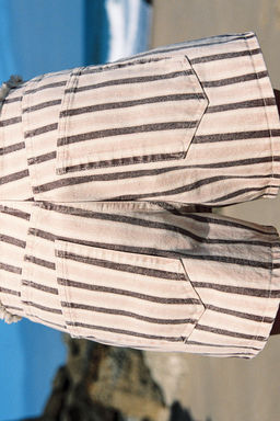 SHORTS Z1975 DENIM DESFLECADO RAYAS / Multicolor - Zara фото 3