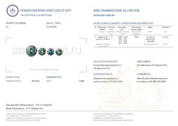 Браслет из Рубина в Цоизите 16,5 см