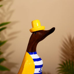 Сувенир «Утка-морячок», 27 см, дерево