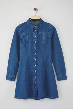 Mavi Mini Denim Gomlek Elbise TWOAW26EL00034