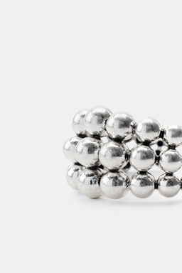 METAL BEAD BANGLE BRACELET - Zara фото 5