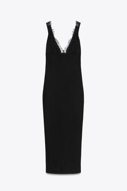 DRESS WITH MATCHING LACE - Zara фото 6