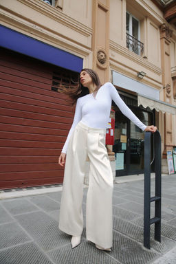 LONG SLEEVE POLYAMIDE BODYSUIT - Zara фото 2