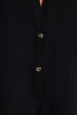 Siyah Dokuma Plaj Mini Tulum TBESS23TU00001