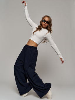 Брюки с начесом футер багги - Nota bene фото 7