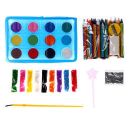 Набор для творчества: набор для рисования и мозаика стикерная «Весёлые животные»