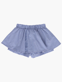 Юбка-шорты в клетку UD 7046 голубая клетка - Mini maxi фото 16