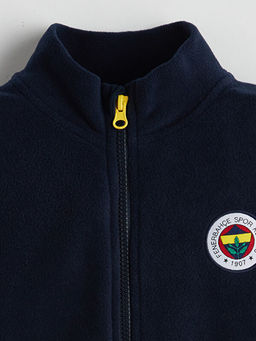 Dik Yaka Fenerbah?e Bask?l? Polar Erkek ?ocuk Yelek