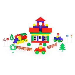 Конструктор Строитель (273 элемента) (в пакете) - Полесье фото 2