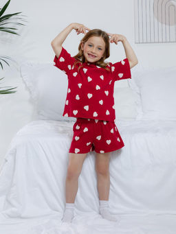 Пижама Crockid МП 1655-1 красная хлопок фото 5