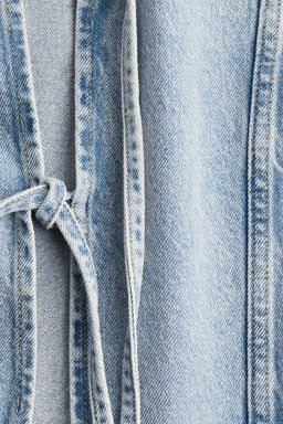 Chaleco denim con lazadas - H&m фото 2