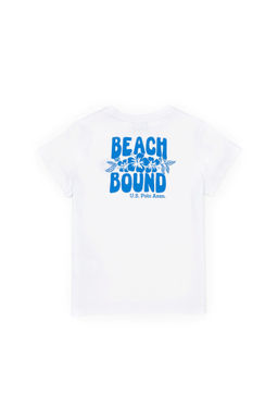 Белая футболка с круглым вырезом для мальчика Неожиданная скидка в корзине - U.s. polo assn фото 6