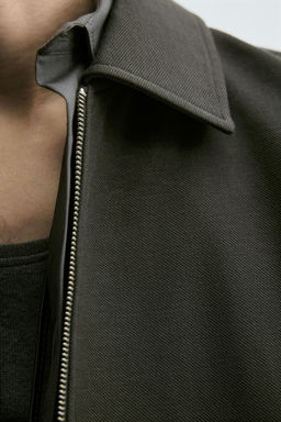 TEXTURED TWILL JACKET - Zara фото 6