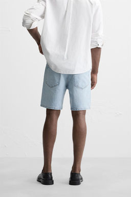 REGULAR FIT DENIM BERMUDA SHORTS - Zara фото 27