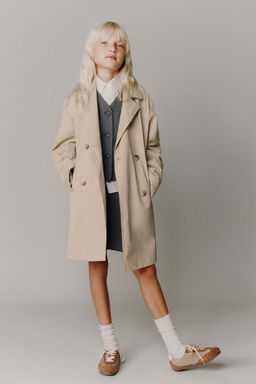 BASIC LONG TRENCH COAT - Zara фото 11