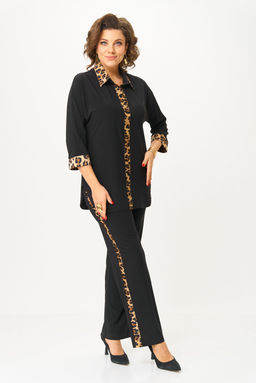 Костюм Svetlana Style 3017 черный+леопард