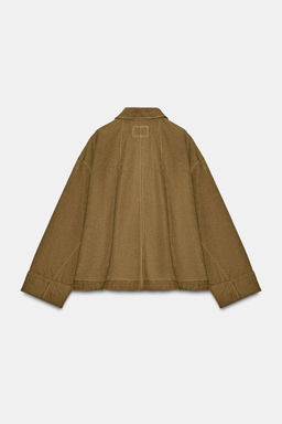 WAXED CAPE JACKET - Zara фото 6