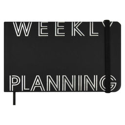 Еженедельник недатированный ESCALADA, 150х90 мм, 80 л., арт. 68508/ 20 ВИННЕР ЧЁРНЫЙ