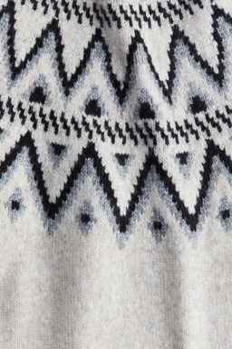 Jacquard-knit polo-neck jumper - H&m фото 9