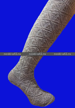 Цена за 2 пар. 2 ПАРЫ - Гольфы женские теплые шерстяные высокие арт. 4А51 23