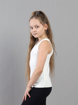 CRB wear / CSJG 64114-21K Топ для девочки,экрю/Ex.Cherubino  фото 2