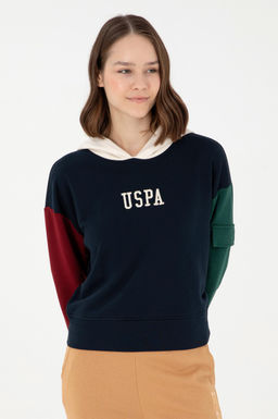 Женский темно-синий свитшот Неожиданная скидка в корзине - U.s. polo assn фото 8