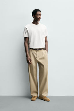 PACK 3 CAMISETA MEDIUM WEIGHT B?SICA / Blanco - Zara фото 4