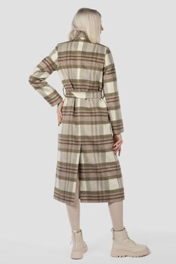 Пальто женское демисезонное (пояс) - El podio фото 4