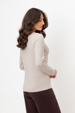 ЕВТ 3263/серо-бежевый джемпер жен