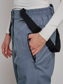 Горнолыжный костюм женский зимний белого цвета 02337Bl - Chunmai фото 17