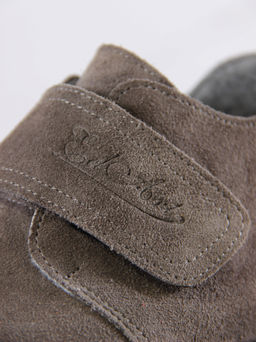 Босоногие ботинки 209.NATAbl.Серый замок замша/байка