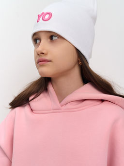 Толстовка с капюшоном для девочки "Basic" розовый