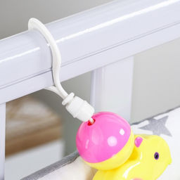 Растяжка Крошка Я «Забавные зверята» на кроватку/коляску, 3 игрушки